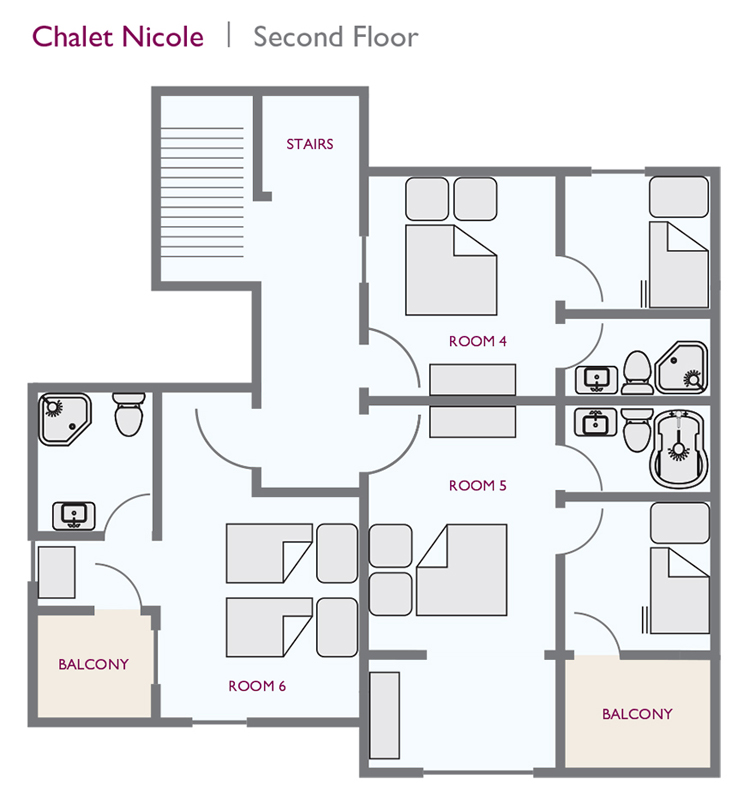 Chalet Nicole (Family) La Plagne Floor Plan 4